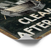 Zelfreinigende keuken poster (Hoek)