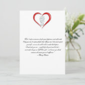 Zelfrespect aanmoedigen bedankkaart (Staand voorkant)