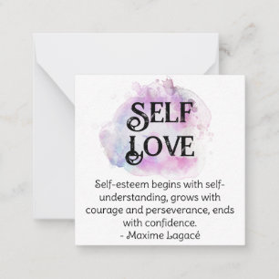 *~* Zelfrespect AP62 Maxime Lagacé Flat Note Kaart Notitiekaartje