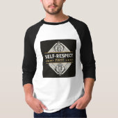Zelfrespect eerst | Premium Mindset T-shirt | Lux (Voorkant)