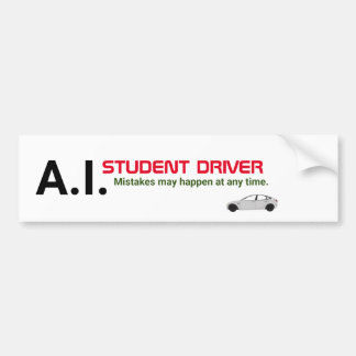 Zelfrijdende Bumpersticker