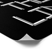 Zelfs aardige mensen hebben limieten typografie Po Poster (Hoek)