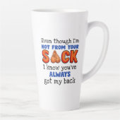 Zelfs al ben ik niet van je zak, ik weet dat je latte mok (Rechts)