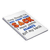 Zelfs al ben ik niet van je zak, ik weet dat je notitieboek (Rechterzijde)