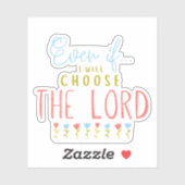 Zelfs als Christelijke laptop sticker | dagboeksti (Vel)