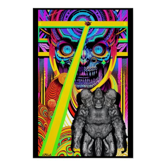 Zelfs als het gezicht van de dood zich niet kan ve perfect poster (Voorkant)