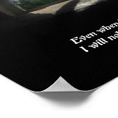 Zelfs als ik loop... poster (Hoek)