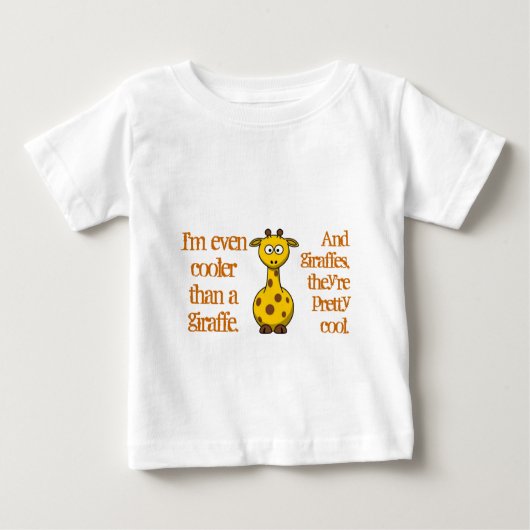 Zelfs baby's zijn cool; Koel als giraffen. (Voorkant)