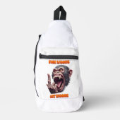 Zelfs baddies krijgen Saddies Evil Monkey Sling Bag (Voorkant)