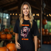 Zelfs baddies krijgen Saddies Evil Monkey T-shirt