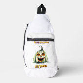 Zelfs baddies krijgen Saddies Evil Pumpkin Sling Bag (Voorkant)
