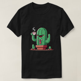 Zelfs cactussen drinken koffie t-shirt