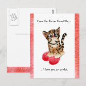 Zelfs dan hou ik van je een Ocelot Pun Briefkaart (Voorkant / Achterkant)