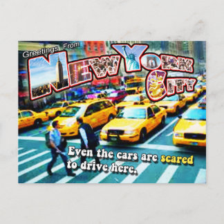 Zelfs de auto's zijn hier bedoeld om te rijden - B Briefkaart