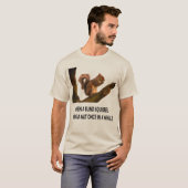 Zelfs de Blinde eekhoorn vindt een Nut Statement U T-shirt (Voorkant volledig)