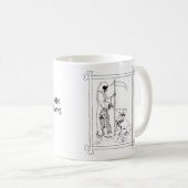 ZELFS DE DOOD HEEFT DAGEN GEBODEN KOFFIEMOK (Voorkant rechts)