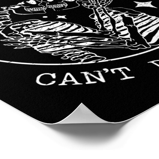 Zelfs de dood kan ons niet scheiden van Skeleton W Poster (Hoek)