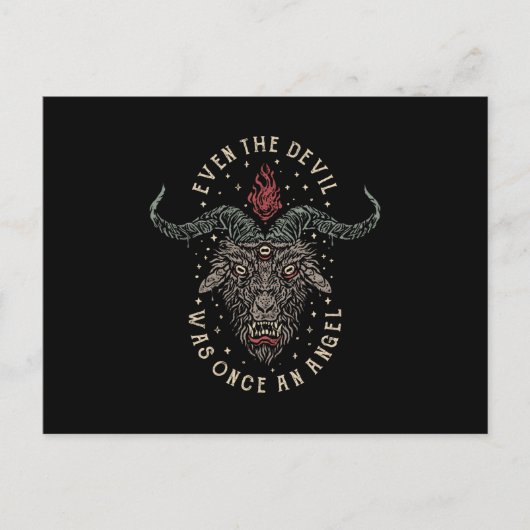 Zelfs de duivel was ooit een engel briefkaart (Voorkant)