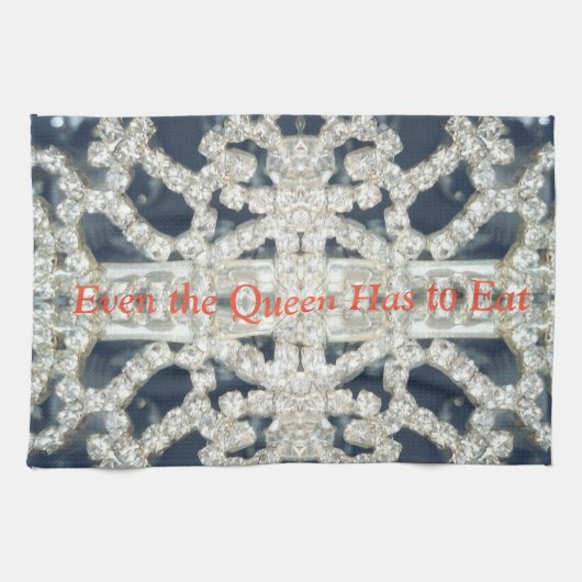 Zelfs de koningin moet een handdoek eten (Horizontaal)