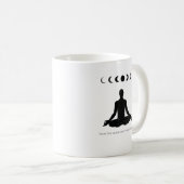 Zelfs de maan gaat door fasen koffiemok (Voorkant rechts)