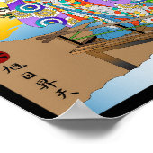 Zelfs de ochtendzon moet zich naar de hemel verhef poster (Hoek)