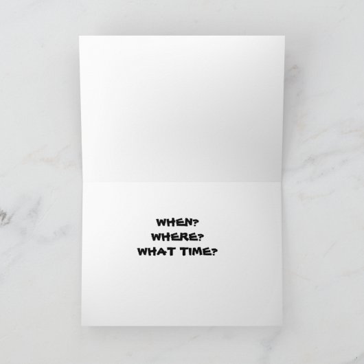 ** ZELFS DE STOUTE VERDIENT IETS LEUKS ** KAART (Binnen)