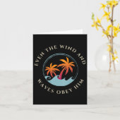 Zelfs de wind en de golven gehoorzamen Hem aan het Kaart (Gele Bloem)