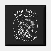 Zelfs Death Cant Do Us Part Skeleton Wedding Love  Magneet (Voorkant)
