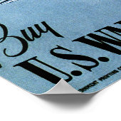 Zelfs een beetje kan nu veel helpen! Amerikaanse o Poster (Hoek)