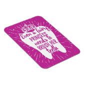 Zelfs een fairy prinses moet haar tanden poetsen. magneet (Rechterzijde)