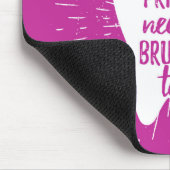 Zelfs een fairy prinses moet haar tanden poetsen muismat (Hoek)