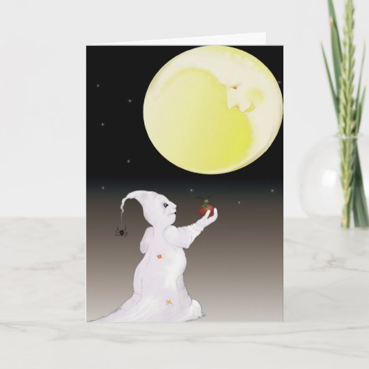 Zelfs een geest heeft vrienden nodig Halloween Kaa Kaart (Voorkant)