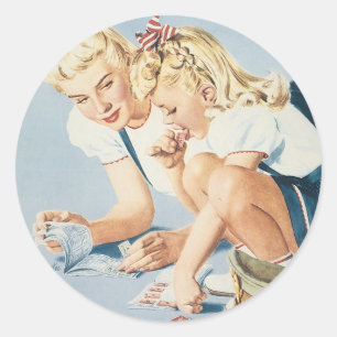 Zelfs een klein beetje kan NU helpen Ronde Sticker