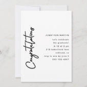 Zelfs een Pandemische One Photo Graduparty Kaart (Achterkant)