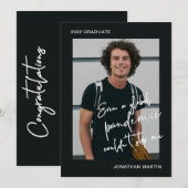 Zelfs een Pandemische One Photo Graduparty Kaart (Voorkant / Achterkant)