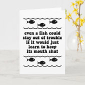 Zelfs een vis kan uit de problemen blijven kaart (Gele Bloem)