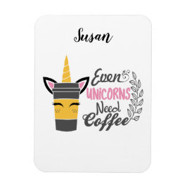 Zelfs eenhoorns hebben een koffiefeestje nodig magneet