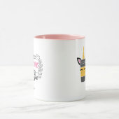 Zelfs eenhoorns hebben een koffiefeestje nodig mok (Midden)