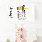 Zelfs eenhoorns hebben een koffiefeestje nodig spandoek (Insitu)