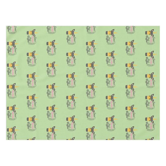 Zelfs eenhoorns hebben een koffiefeestje nodig tafelkleed (Voorkant (Horizontaal))