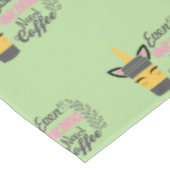 Zelfs eenhoorns hebben een koffiefeestje nodig tafelkleed (Gekanteld)