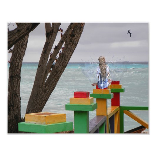 Zelfs Fairies kunnen dromen Foto Afdruk (Voorkant)