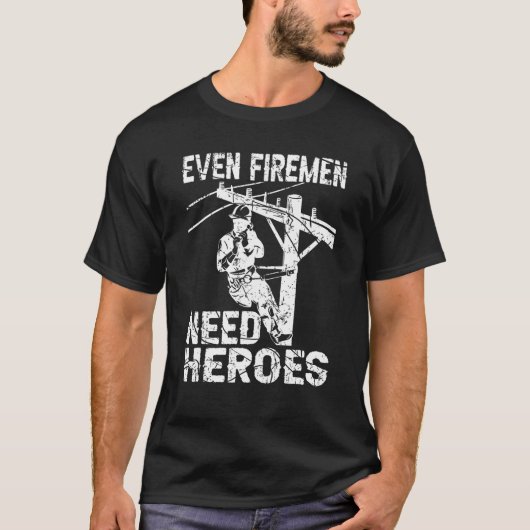 Zelfs Firemen heeft behoefte aan baanbreker Powerl T-shirt (Voorkant)