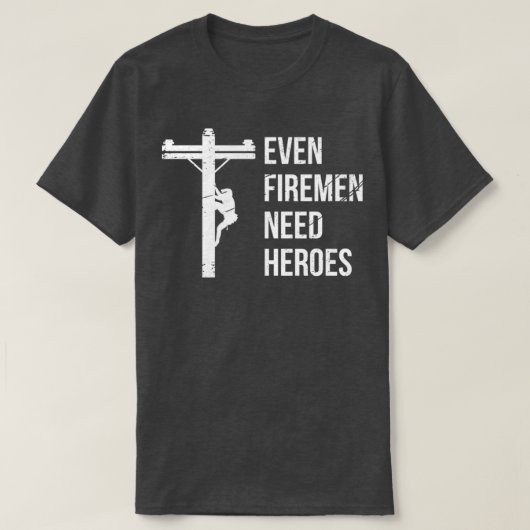Zelfs Firemen heeft behoefte aan baanbreker Powerl T-shirt (Design voorkant)