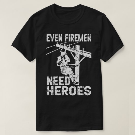 Zelfs Firemen heeft behoefte aan baanbreker Powerl T-shirt (Design voorkant)