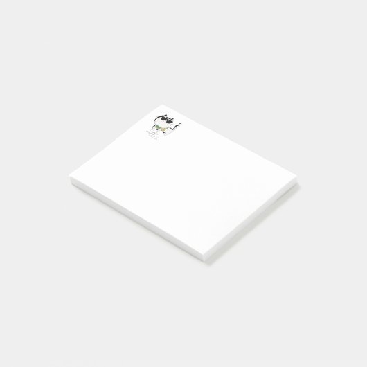 Zelfs geeks zijn coole noten post-it® notes (Schuin)