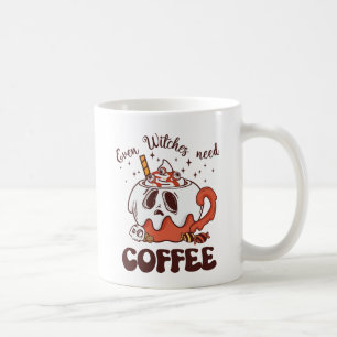 Zelfs heksen hebben koffie nodig koffiemok