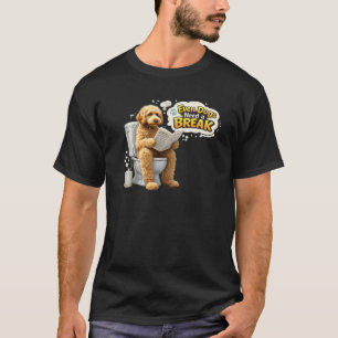 Zelfs honden hebben een pauze nodig Grappige honde T-shirt