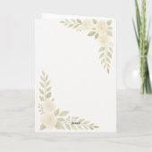 Zelfs in Afscheid – Warm Sympathy Card met Comfort Kaart (Achterkant)