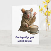 Zelfs in Afscheid – Warm Sympathy Card met Comfort Kaart (Gele Bloem)